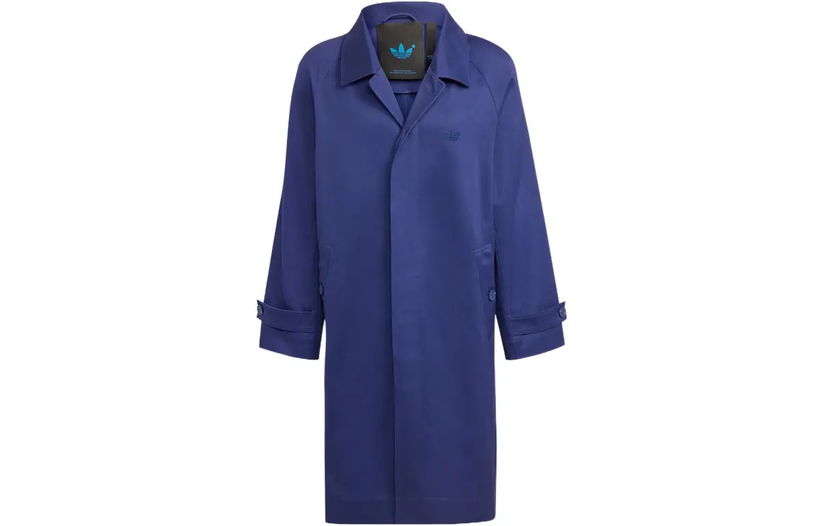Adidas Originals Blue Version Jackets Men's Navy Blue Lapel Moderate Other