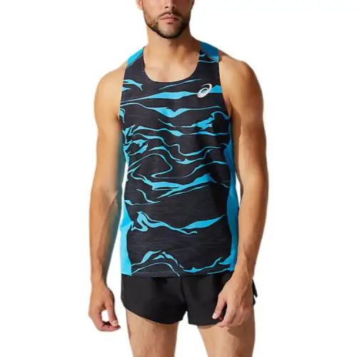 Asics Tank Top Men's Aqua Green