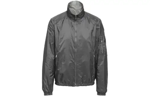 PRADA Jackets Men's Gray Turtleneck Moderate Other