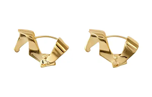 Horse hoop earrings