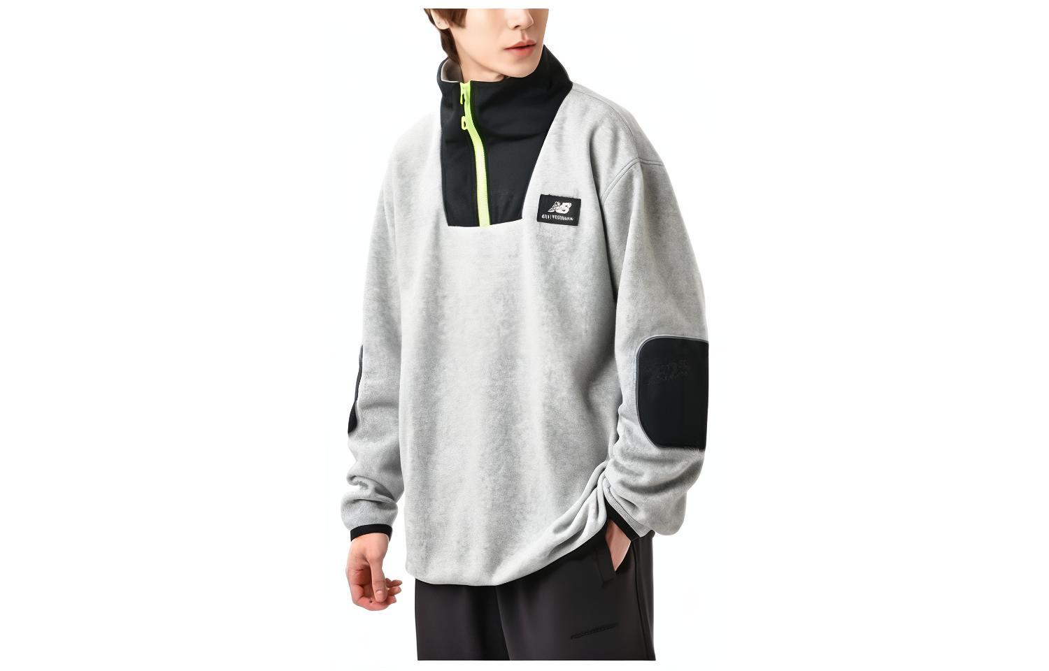 New Balance At Jackets Men's Gray Turtleneck Moderate Other