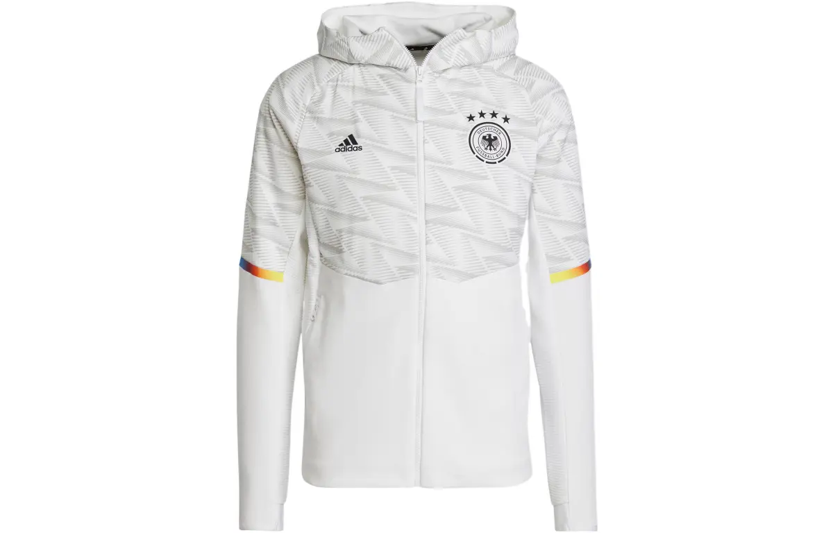 Adidas Germany Jackets Men's Black Hooded Moderate Other