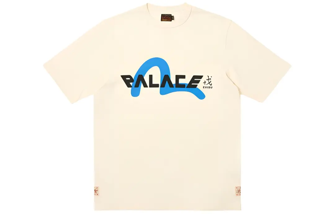 PALACE X Evisu Logo T Shirt