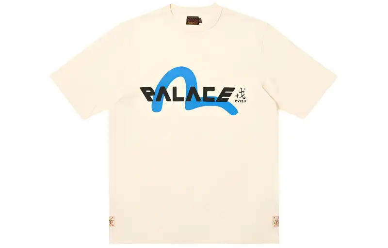 PALACE X Evisu Logo T Shirt