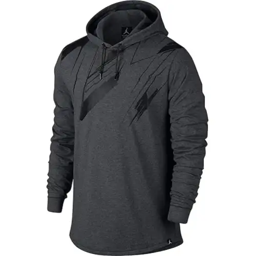 Jordan Apparel Sweatshirts Men's Black Hooded Moderate Regular