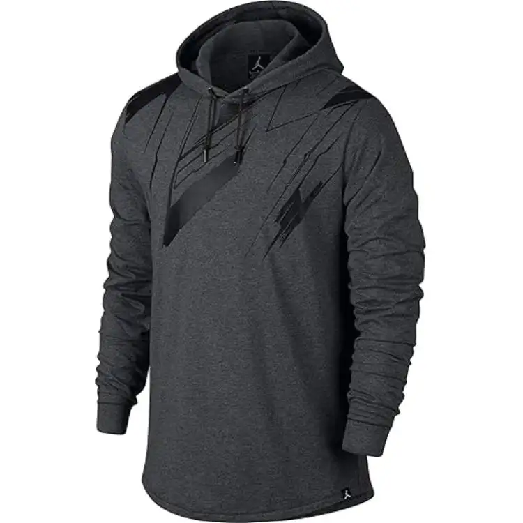 Jordan Apparel Sweatshirts Men's Black Hooded Moderate Regular