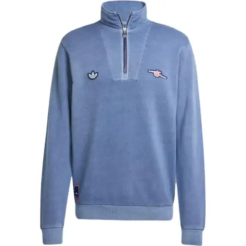Adidas Originals Free Shipping With AdiClub Arsenal Terrace Icons Half Zip Top
