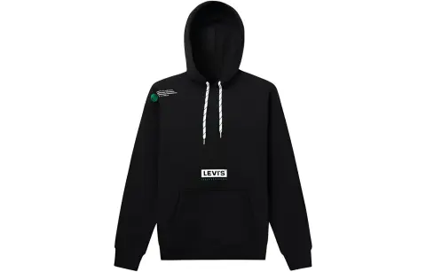 Levi's Sweatshirts Men's Black Hooded Moderate
