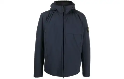 STONE ISLAND Junior Logo Patch Zipped Jacket