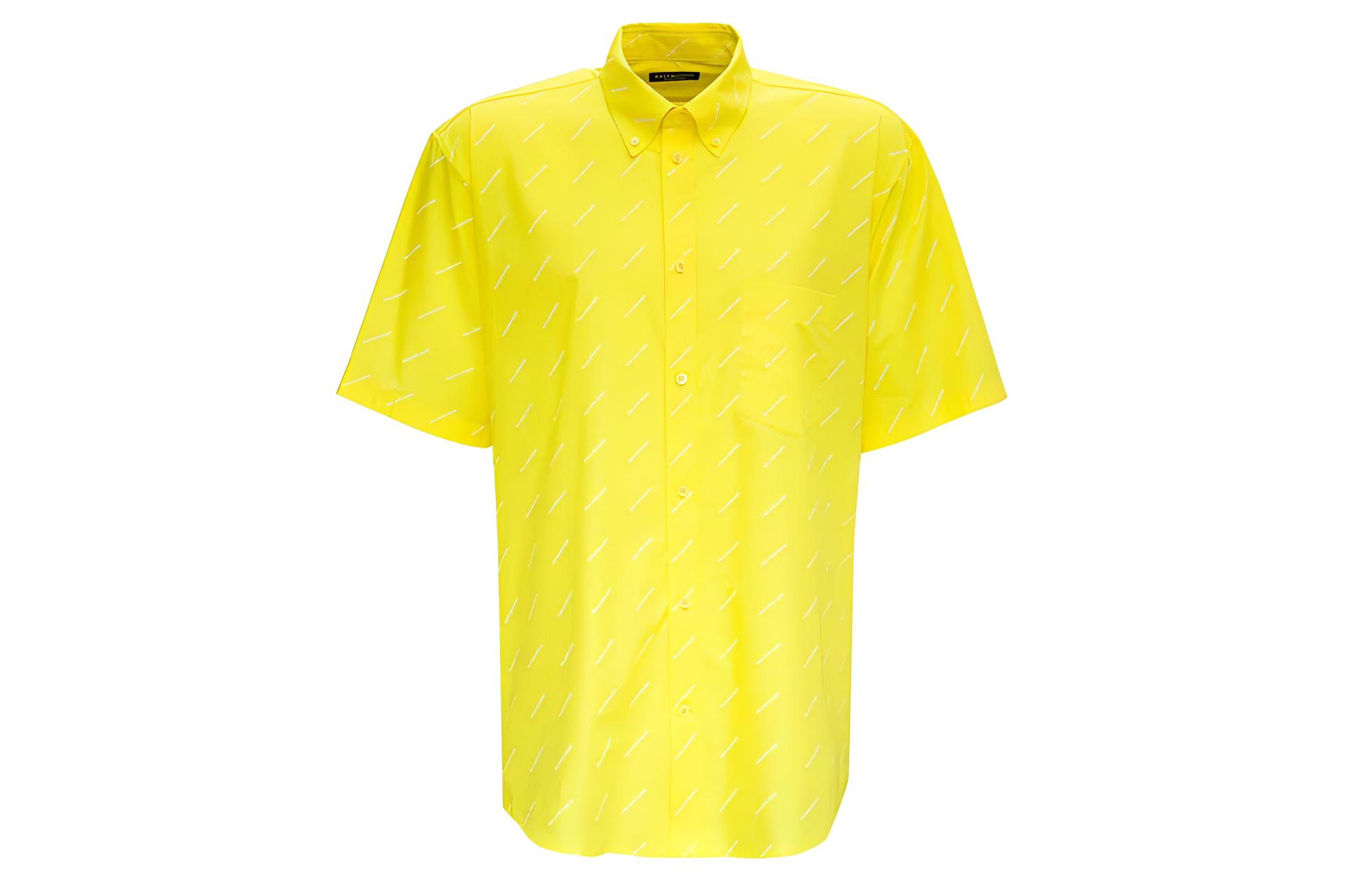 Мужская рубашка Balenciaga (желтая)