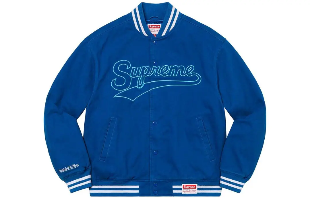 Supreme Mitchell & Ness Doughboy Twill Varsity Jacket