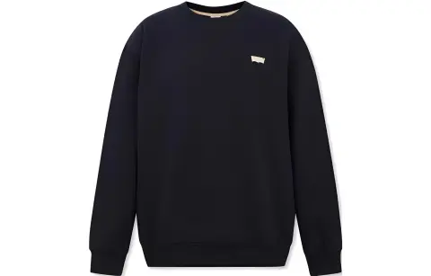 Levi's Sweatshirts Men's Black Crew Neck Moderate Other
