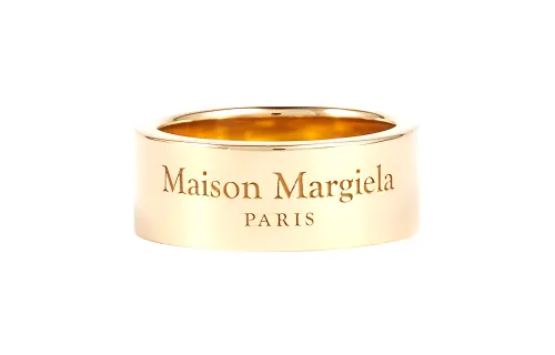 Maison Margiela Sterling Silver Rings Men's Gold