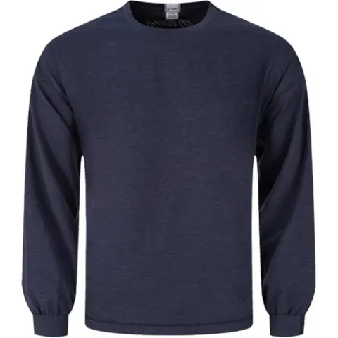 ASICS Sweatshirts Unisex Blue Crew Neck Moderate Other