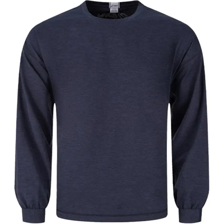 ASICS Sweatshirts Unisex Blue Crew Neck Moderate Other