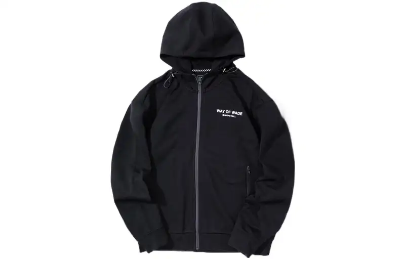 Li Ning Jackets Men's Black Hooded Moderate Other