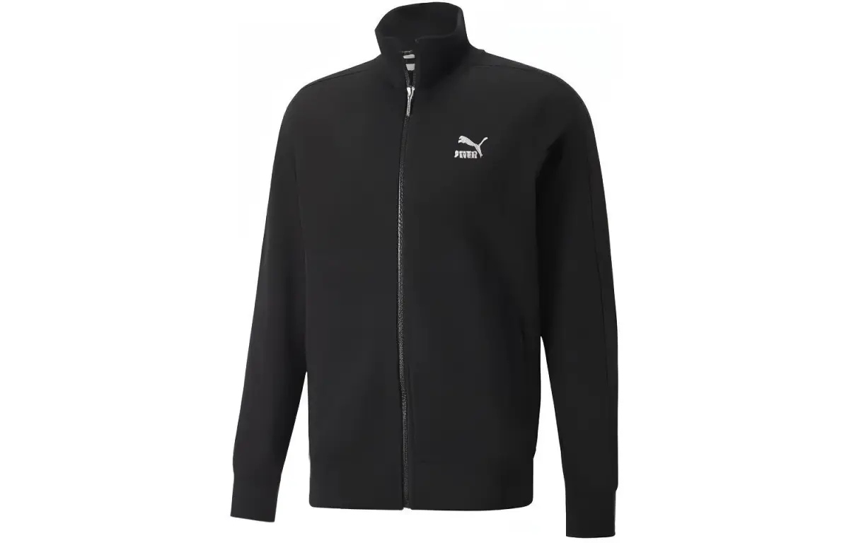 PUMA Fall 2022 T7 Collection Jackets Men's Black Stand Collar Moderate Other