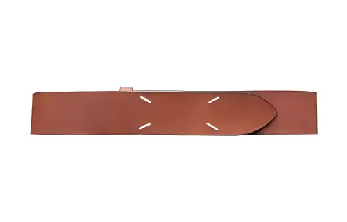 Maison Margiela Multicolor Detail Leather Belts Women's Red