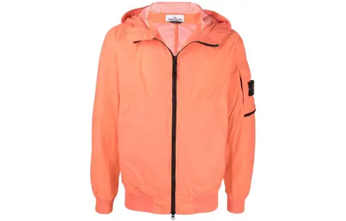 STONE ISLAND Compass Zip Up Hooded Jacket