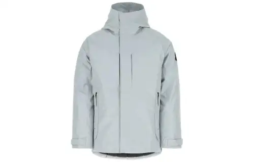 STONE ISLAND Jackets Men's Gray Stand Collar Moderate Other