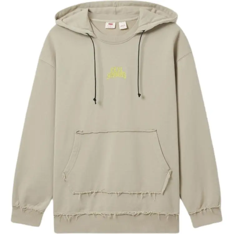 Levi's Sweatshirts Men's Gray Hooded Moderate Straight Fit