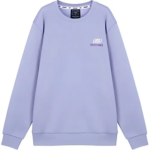 Skechers Colorful Sweatshirt Unisex Sweet Lavender