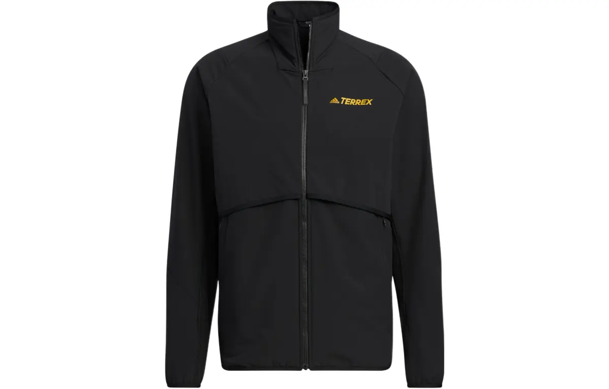 Adidas Jackets Unisex Black Stand Collar Moderate Other