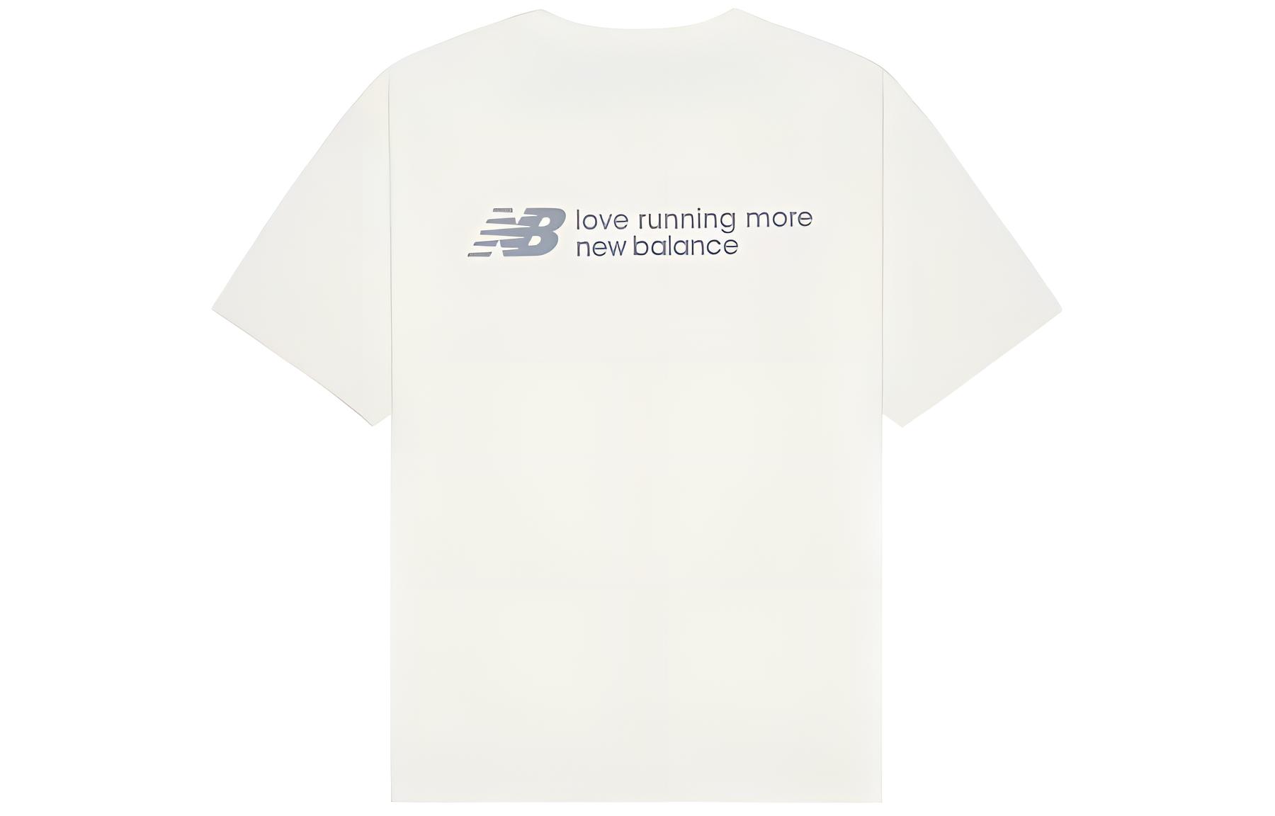 Мужская футболка New Balance New Balance SS24 LogoT (белая)