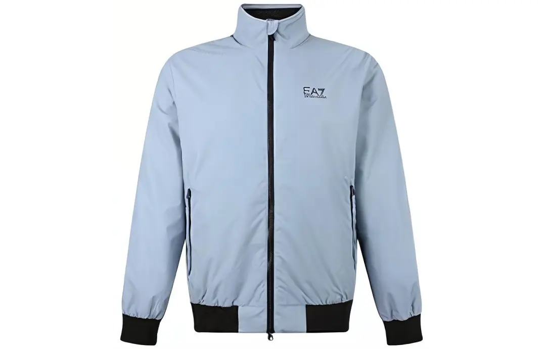 EMPORIO ARMANI EA7 FW22 Jackets & Coats Men's Blue Gray