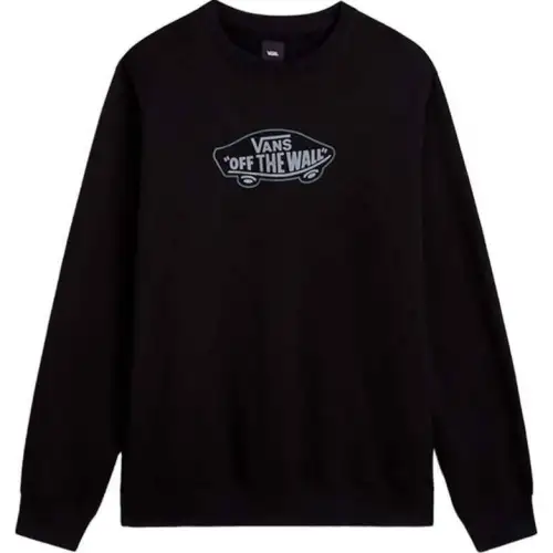Vans Sweatshirts Men's Black Crew Neck Moderate