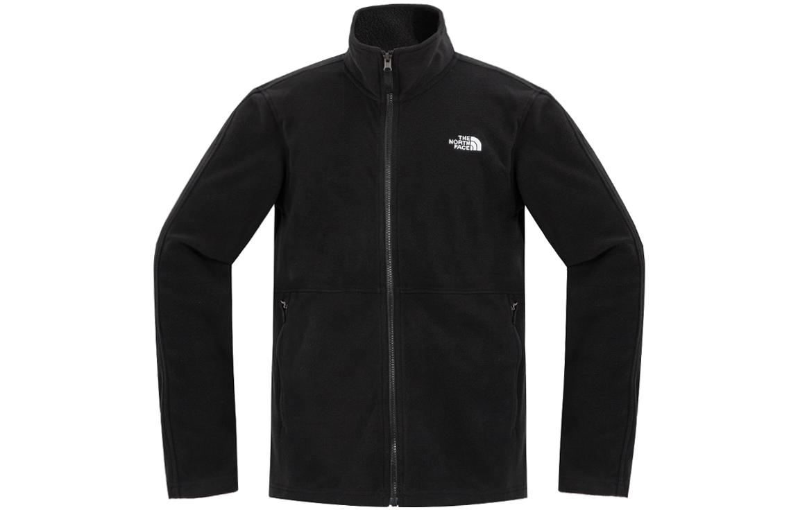THE NORTH FACE Fleece Tops Men’s Black Stand Collar Thickened Other
