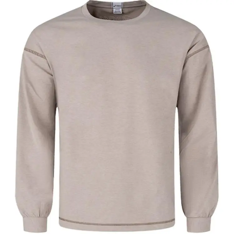 ASICS Sweatshirts Unisex Gray Crew Neck Moderate Other