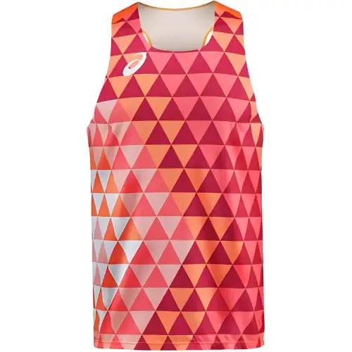 ASICS Running Tank Top Men's Orange/Red