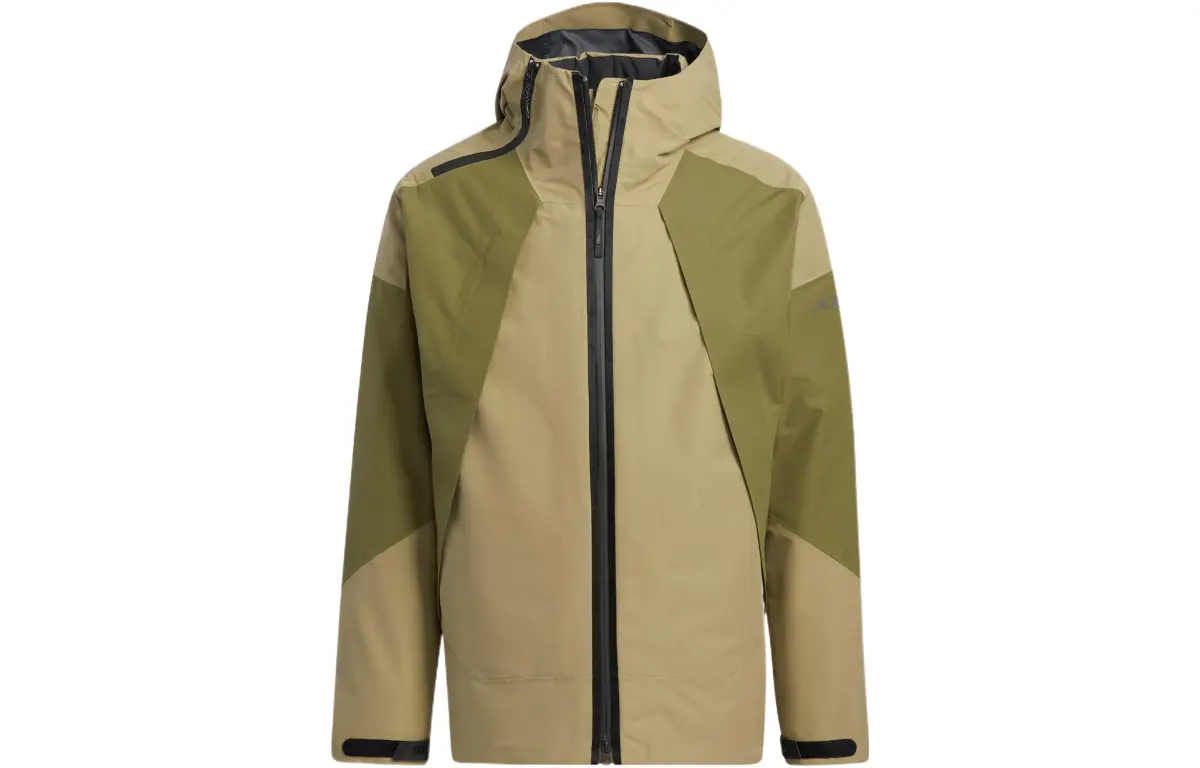 Adidas Jackets Unisex Green Hooded (Non-detachable) Moderate Straight Fit
