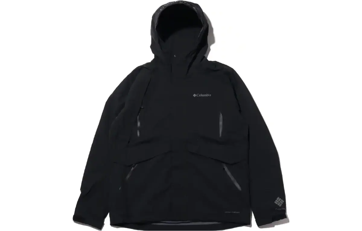 Columbia Jackets Men's Black Hooded Moderate Other