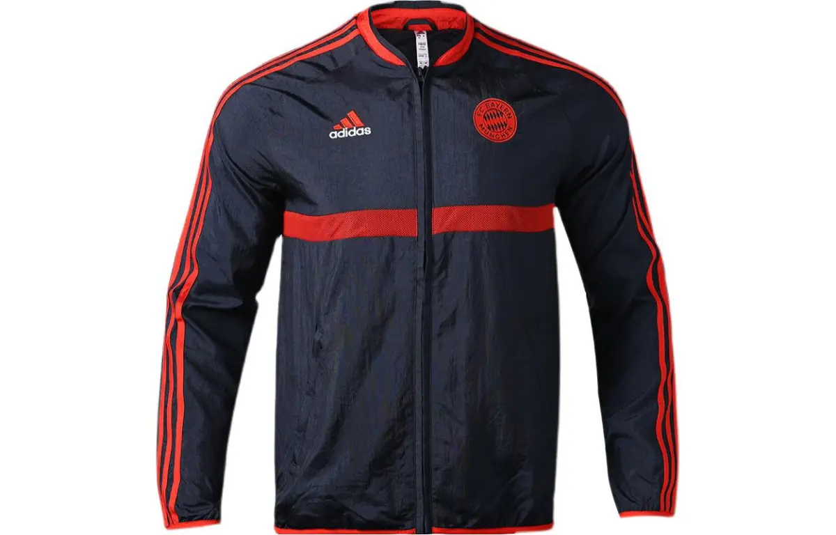 Adidas Jackets Men's Black Crew Neck Moderate Other