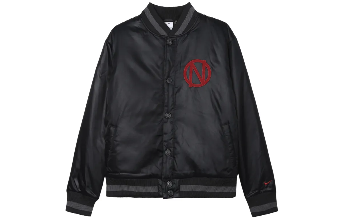 Nike Jackets Men's Black Baseball Collar Moderate Other