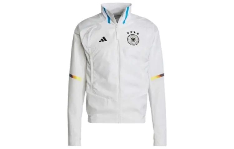 Adidas Jackets Men's White Stand Collar Moderate Other