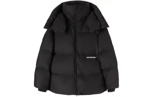 OFF WHITE Bounce Hooded Down Puffer