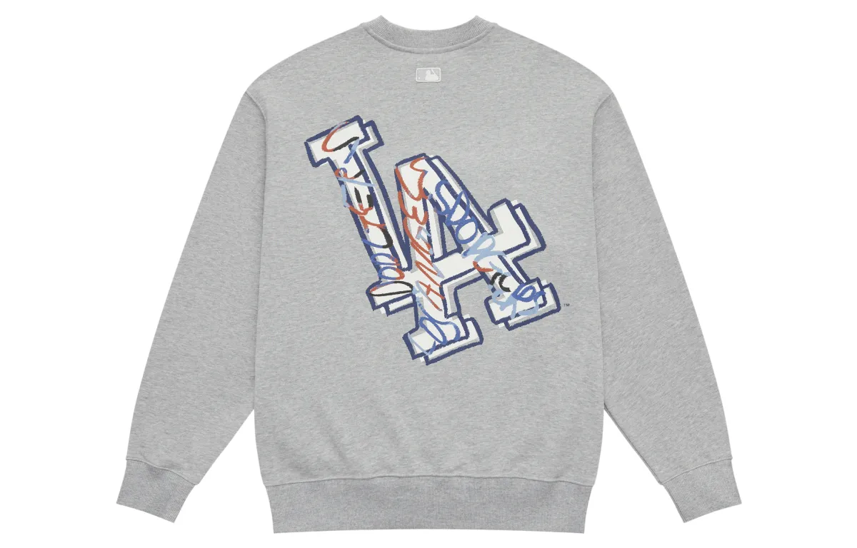 MLB Los Angeles Dodgers Basic Collection 24FW Sweatshirt Unisex Heather Gray