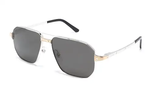 Cartier Pilot frame Tinted Sunglasses