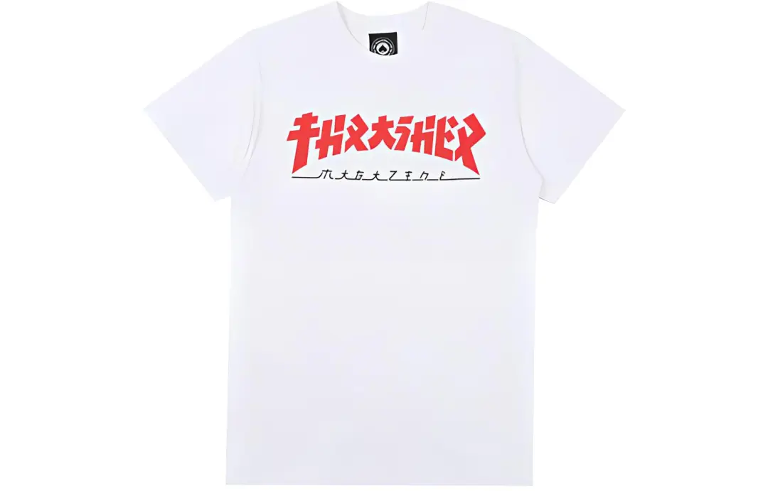 Thrasher T Shirts Unisex White Crew Neck Moderate