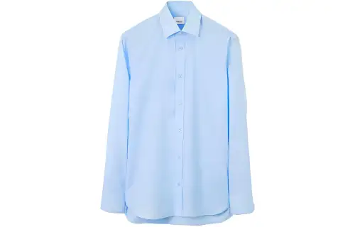 Burberry Shirt Men's Light Blue