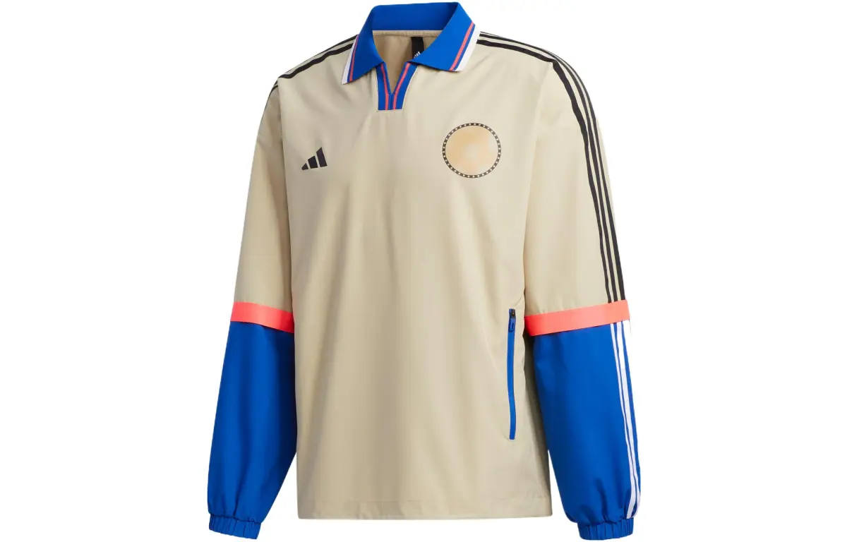 Adidas Jackets Men's Beige Lapel Moderate Other