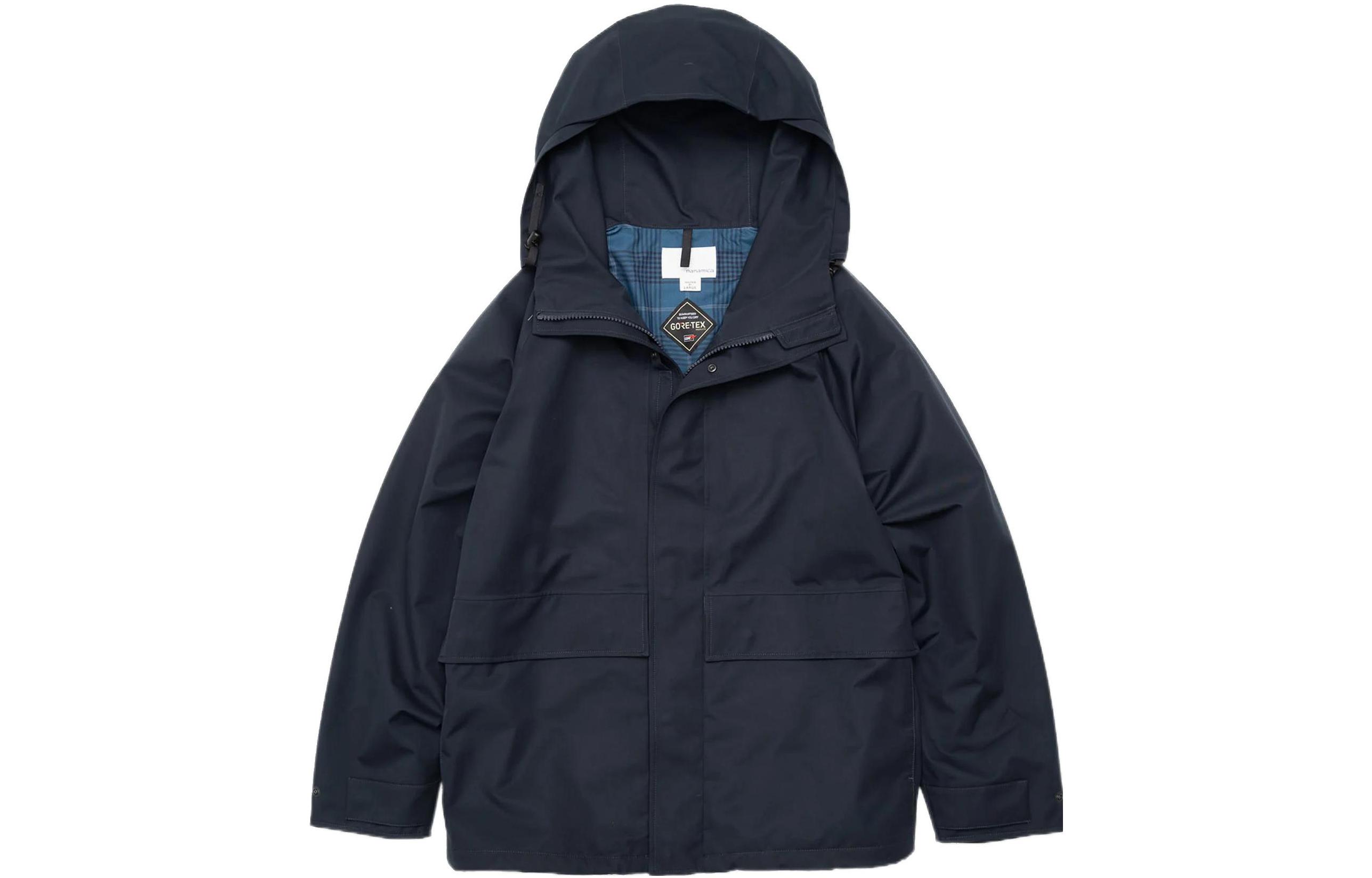 Мужская куртка nanamica FW22 2l Gore tex Cruiser Jacket (синяя)