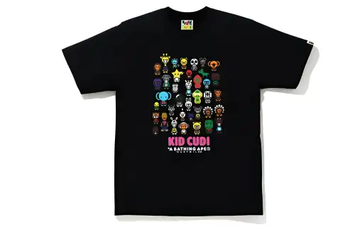Bape X Kid Cudi Baby Milo Friends Tee