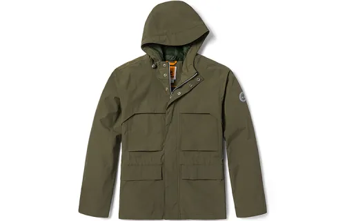 Timberland Jackets Men's Army Green Hooded Moderate Workwear