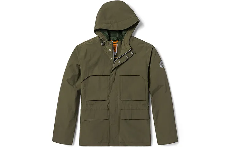 Timberland Jackets Men's Army Green Hooded Moderate Workwear