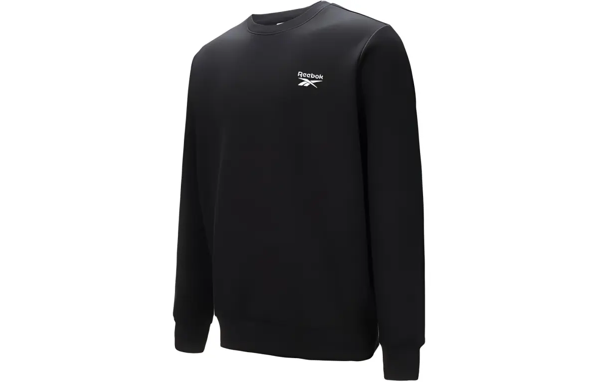 Reebok Sweatshirts Unisex Black Crew Neck Moderate