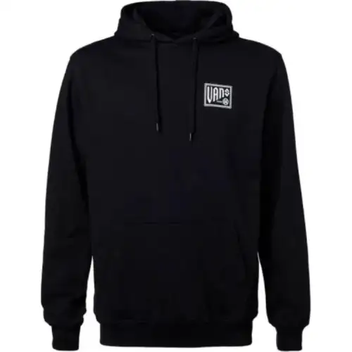 Vans Sweatshirts Men's Black Hooded Non Detachable Moderate